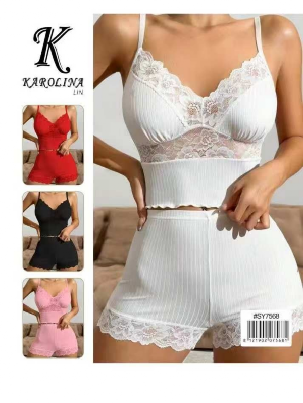 Piżama damska Roz M/L-L/XL, Mix kolor Paczka 12 szt